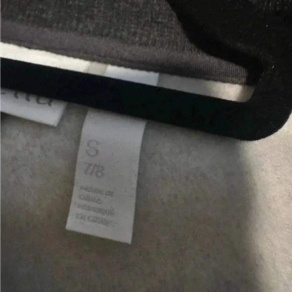 NWT Zella Girls Cara Wrap Cardigan Charcoal Grey Heather Size Medium + Small - Picture 6 of 6